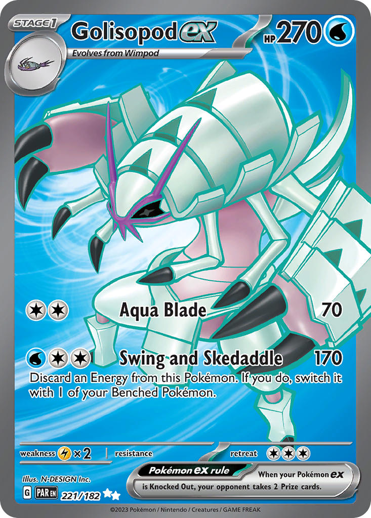 Golisopod ex⁣ - Paradox Rift⁣ (Ultra Rare)⁣ [221] English / Near Mint / Normal