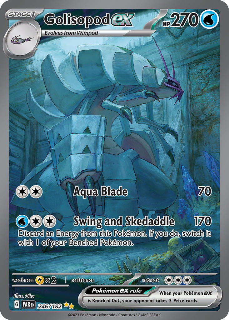 Golisopod ex⁣ - Paradox Rift⁣ (Special Illustration Rare)⁣ [246] English / Near Mint / Normal