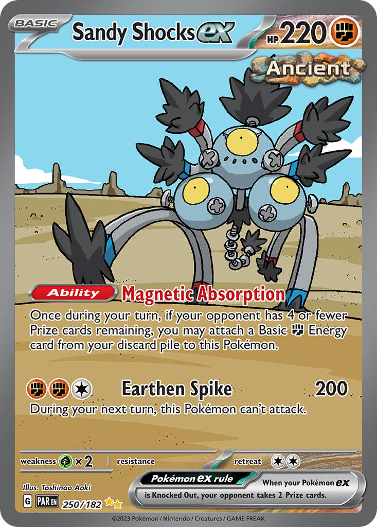 Sandy Shocks ex⁣ - Paradox Rift⁣ (Special Illustration Rare)⁣ [250] English / Near Mint / Normal