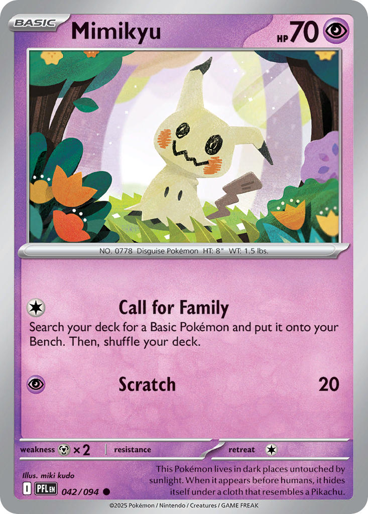 Mimikyu - Phantasmal Flames (Common) [PFL-042] English / Near Mint / Normal