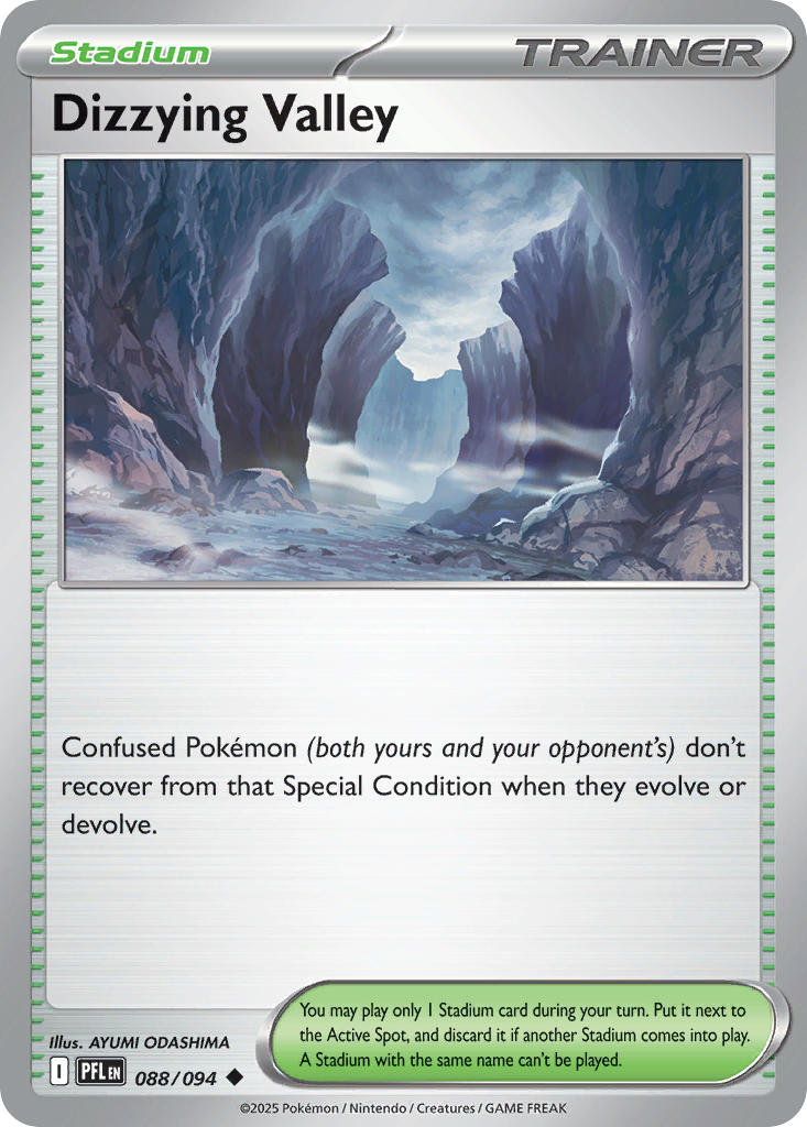 Dizzying Valley - Phantasmal Flames (Uncommon) [PFL-088] English / Near Mint / Normal