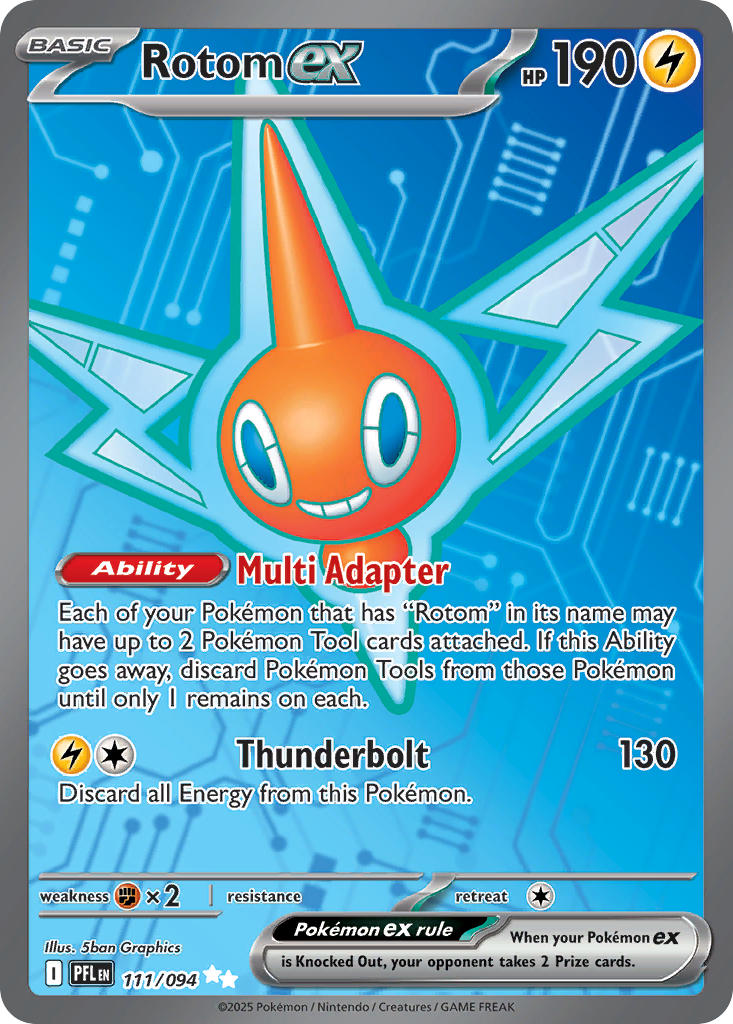 Rotom ex - Phantasmal Flames (Ultra Rare) [PFL-111] English / Near Mint / Normal