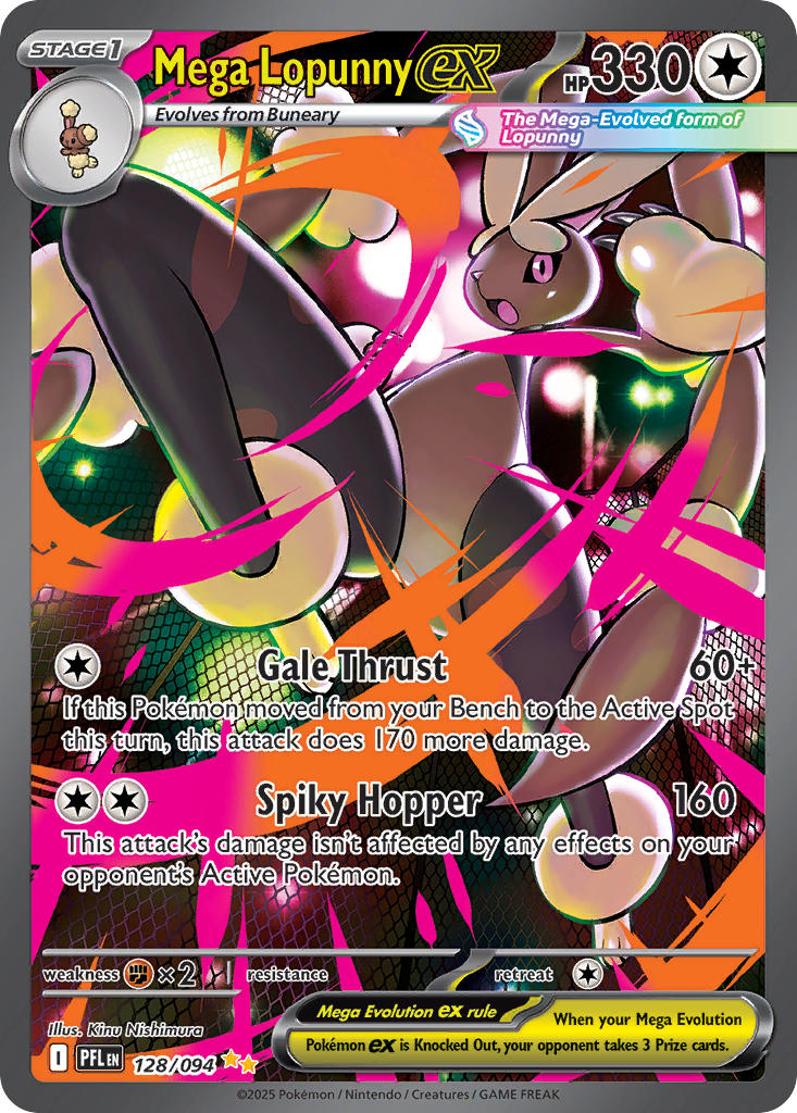 Mega Lopunny ex - Phantasmal Flames (Special Illustration Rare) [PFL-128] English / Near Mint / Normal