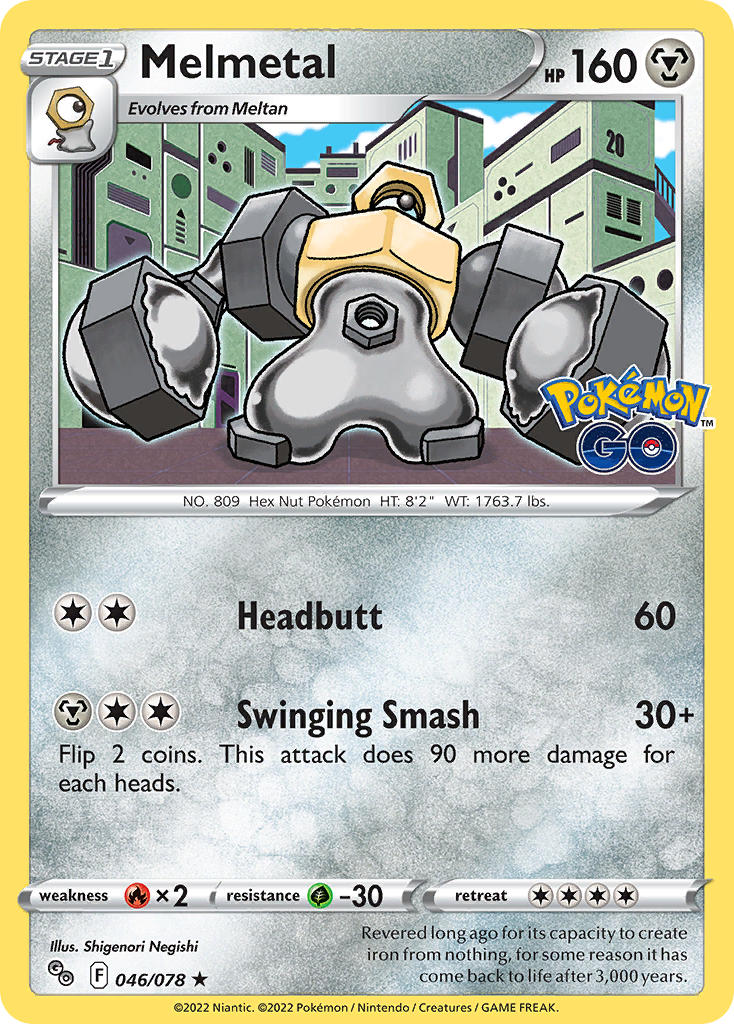 Melmetal - Pokémon GO (Holo Rare) [PGO-046] English / Near Mint / Normal