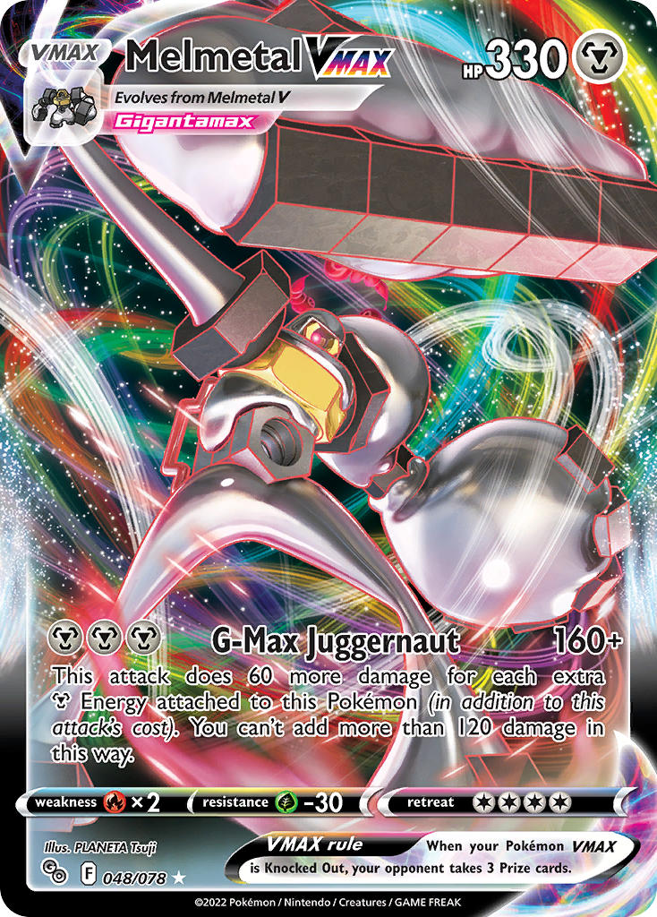 Melmetal VMAX - Pokémon GO (Ultra Rare) [PGO-048] English / Near Mint / Normal