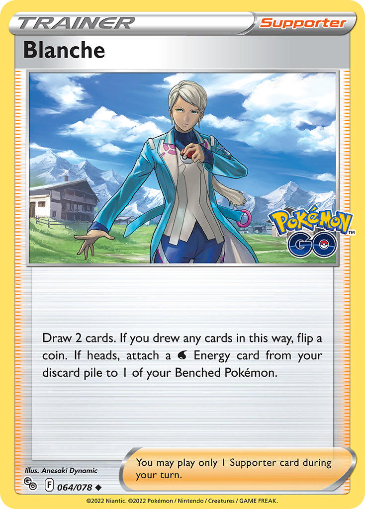 Blanche - Pokémon GO (Uncommon) [PGO-064] English / Near Mint / Normal