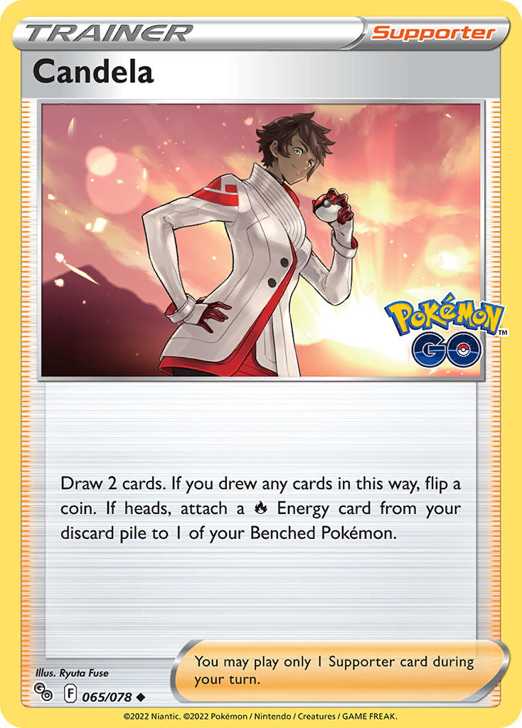 Candela - Pokémon GO (Uncommon) [PGO-065] English / Near Mint / Normal
