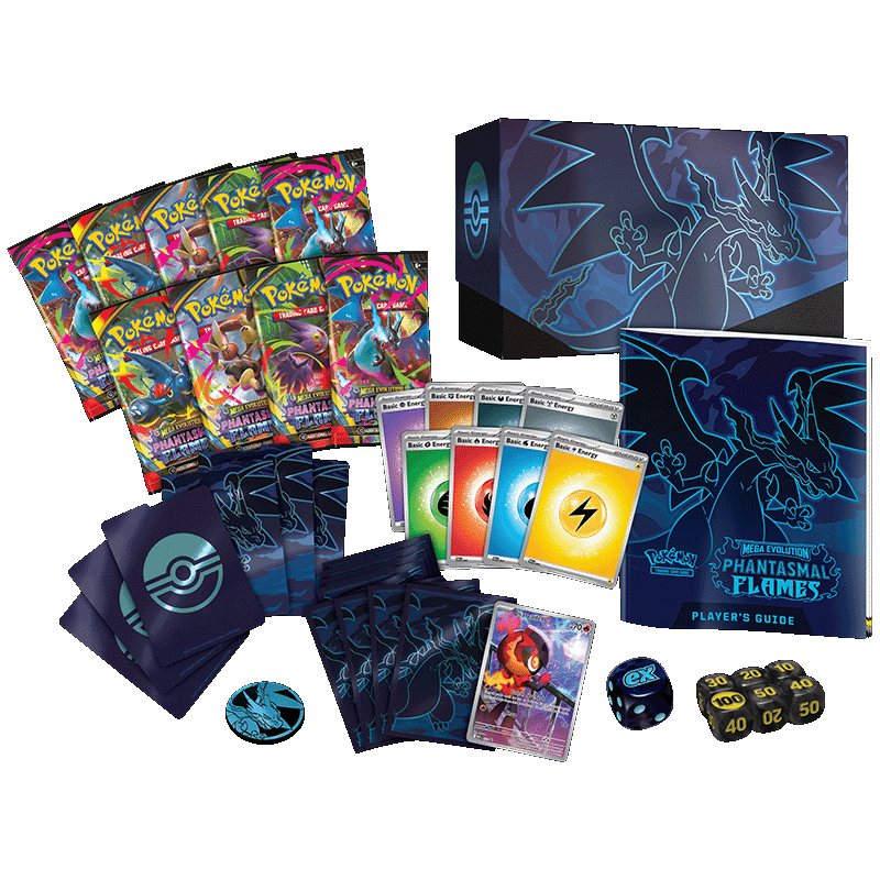 Pokémon TCG: Mega Evolution: Phantasmal Flames - Elite Trainer Box (ETB)
