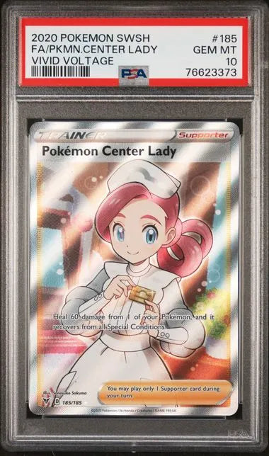 Pokémon Center Lady⁣ - Vivid Voltage⁣ (Ultra Rare)⁣ [185]