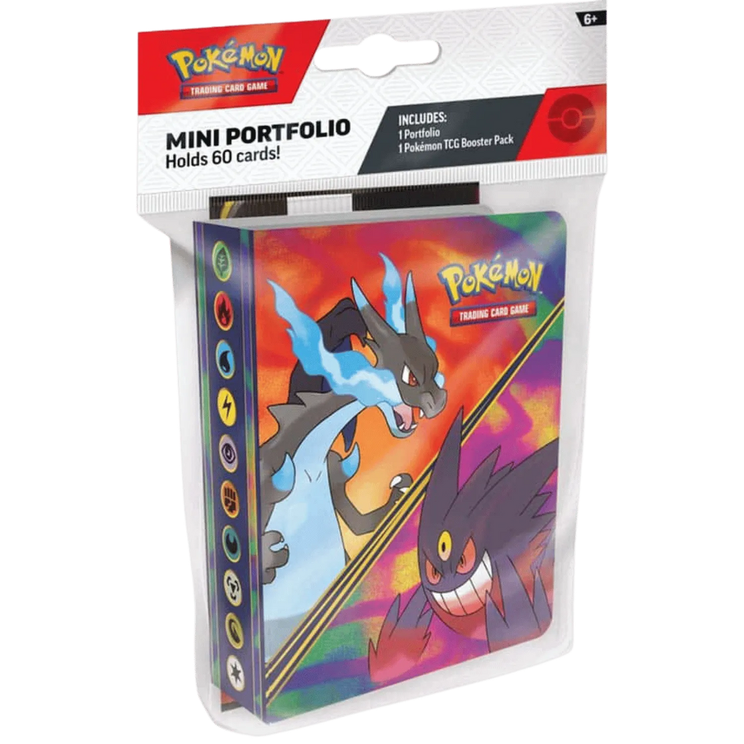 Pokémon TCG: Mega Charizard X & Mega Gengar Mini Album & Booster Pack