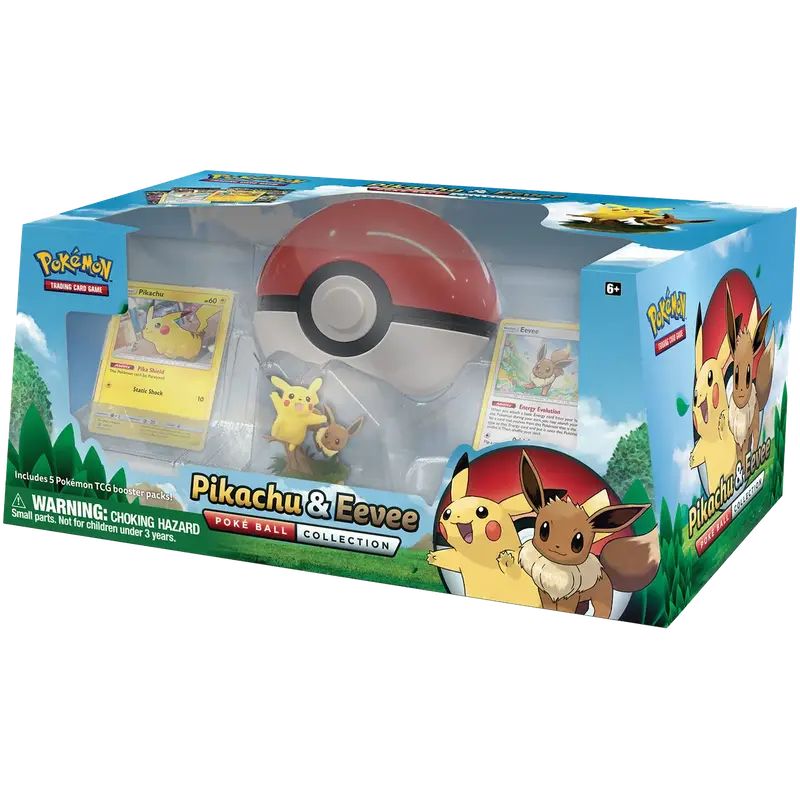Pokémon TCG: Pikachu & Eevee - Poké Ball Collection Kortspil