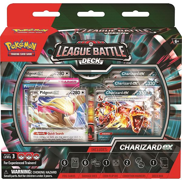 Pokémon TCG: Charizard ex League Battle Deck Kortspil