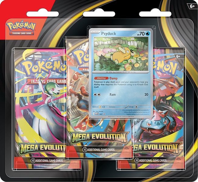 Pokémon TCG: Mega Evolution 3-Pack Blister