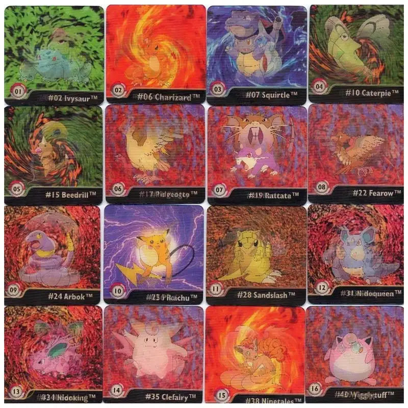 Pokémon Action Flipz: Series One (fra 1999) Action Flipz Artbox 