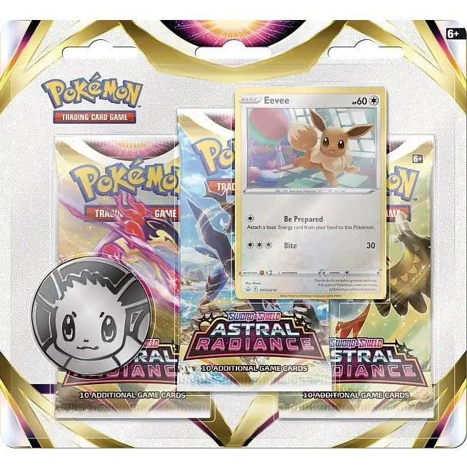 Pokémon TCG: Sword & Shield: Astral Radiance Checklane Blister 3-Pack