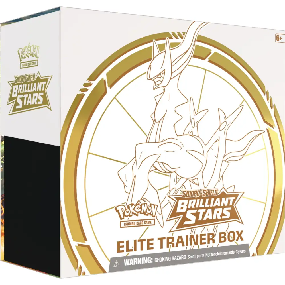 Pokémon: Sword & Shield Brilliant Stars Elite Trainer Box Collectible Trading Cards Pokémon 