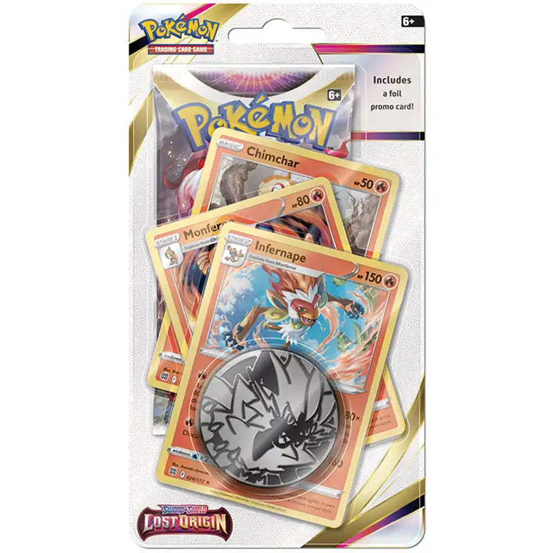 Pokémon TCG: Sword & Shield: Lost Origin Premium Checklane Blister - Infernape