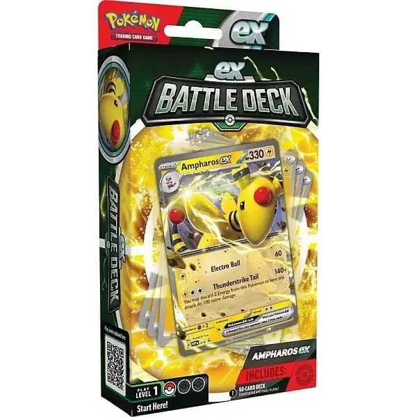 Pokémon TCG: Ampharos ex Battle Deck Samlekort Pokémon 