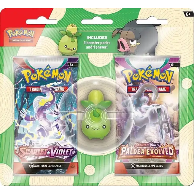 Pokémon TCG: Blister Pack Viskelæder - Back to School