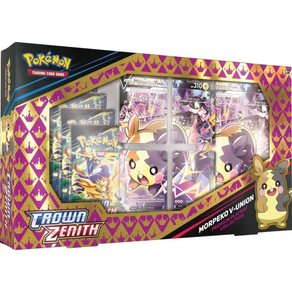 Pokémon TCG: Crown Zenith Morpeko V-UNION Premium Playmat Collection Samlekort Pokémon 