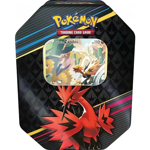 Pokémon TCG: Crown Zenith Tin - Galarian Zapdos Samlekort Pokémon 