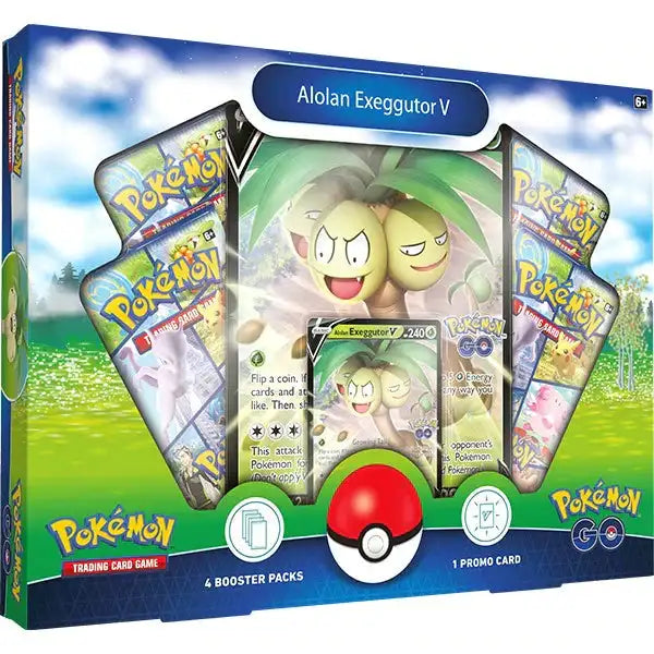 Pokémon TCG: Pokémon GO V Box - Alolan Exeggutor V Samlekort Pokémon 