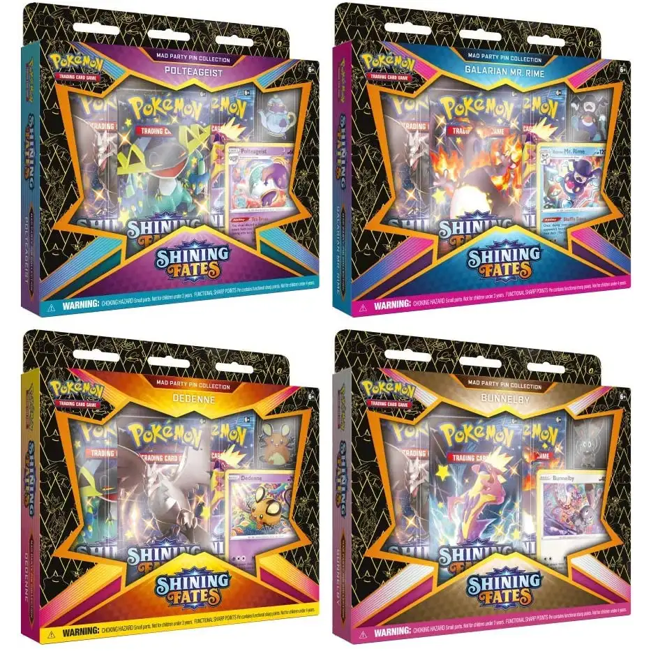 Pokémon TCG: Shining Fates Mad Party Pin Collection (flere varianter) Pokémon TCG Pokémon 