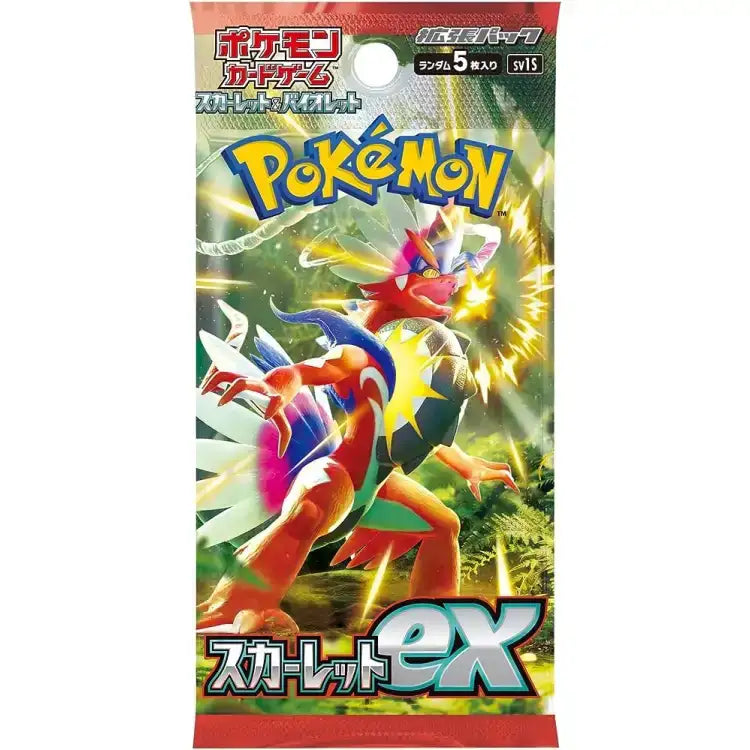 Pokémon TCG: SV1S Scarlet ex Booster Pack (Japansk)