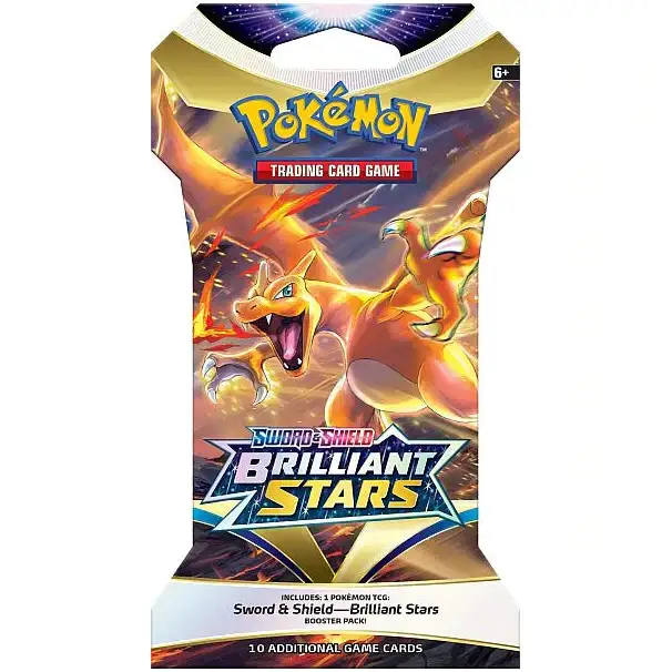 Pokémon TCG: Sword & Shield Brilliant Stars Sleeved Booster Pack Booster Pack Pokémon 