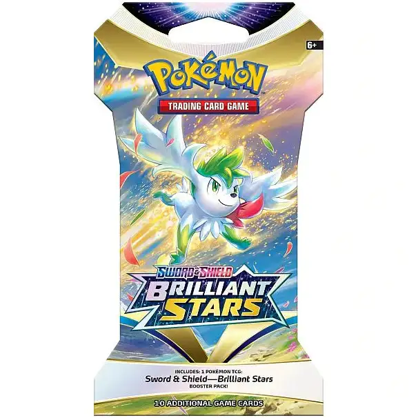 Pokémon TCG: Sword & Shield Brilliant Stars Sleeved Booster Pack Booster Pack Pokémon 