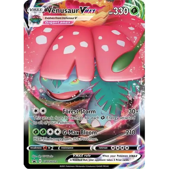 Pokémon TCG: Venusaur Vmax Battle Box V Box Pokémon 