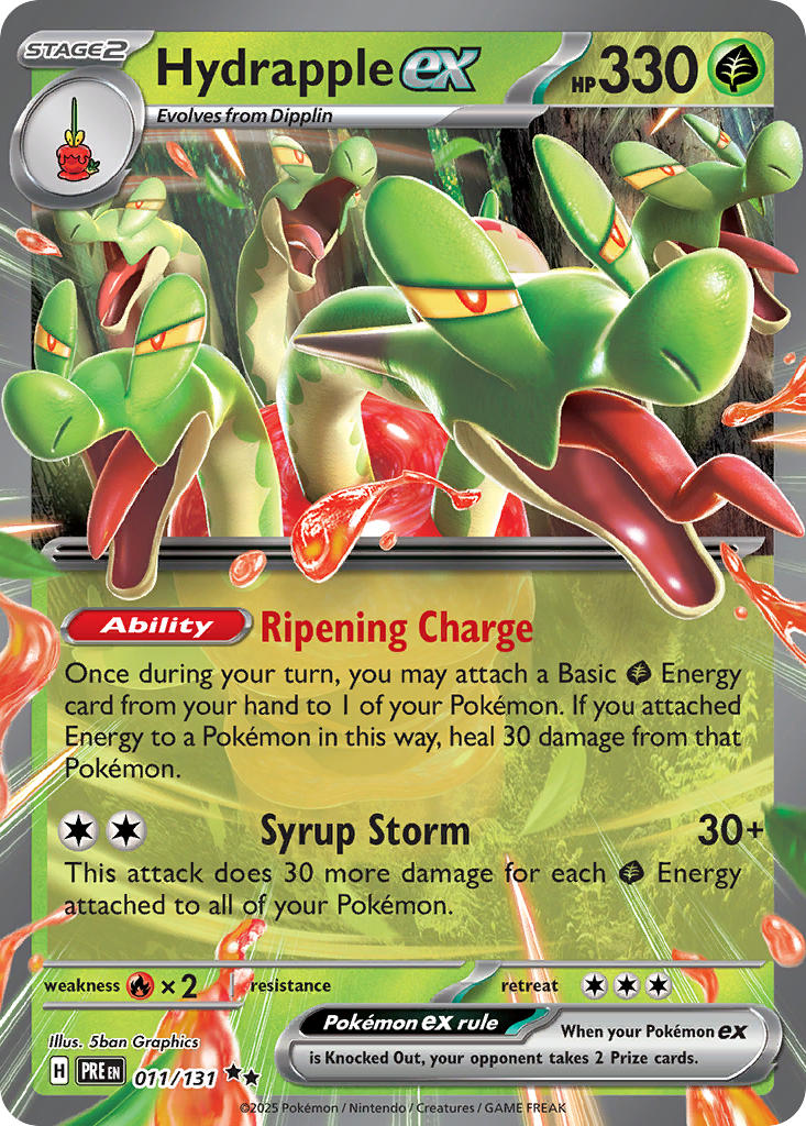 Hydrapple ex⁣ - Prismatic Evolutions⁣ (Double Rare)⁣ [011] English / Near Mint / Normal