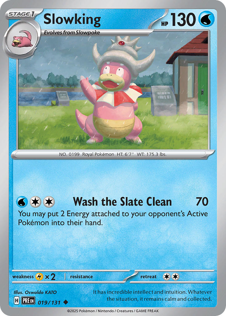 Slowking - Prismatic Evolutions (Uncommon) [019] Kortspil