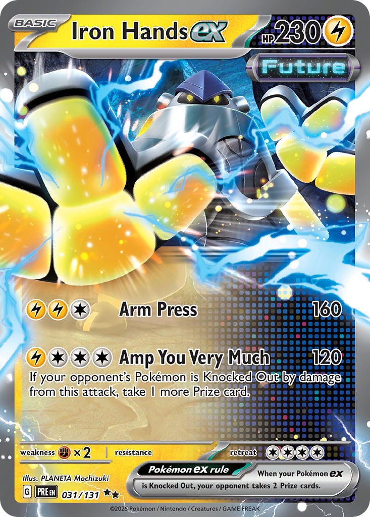 Iron Hands ex⁣ - Prismatic Evolutions⁣ (Double Rare)⁣ [031] English / Near Mint / Normal