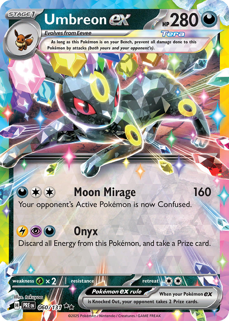 Umbreon ex - Prismatic Evolutions (Double Rare) [060] Kortspil