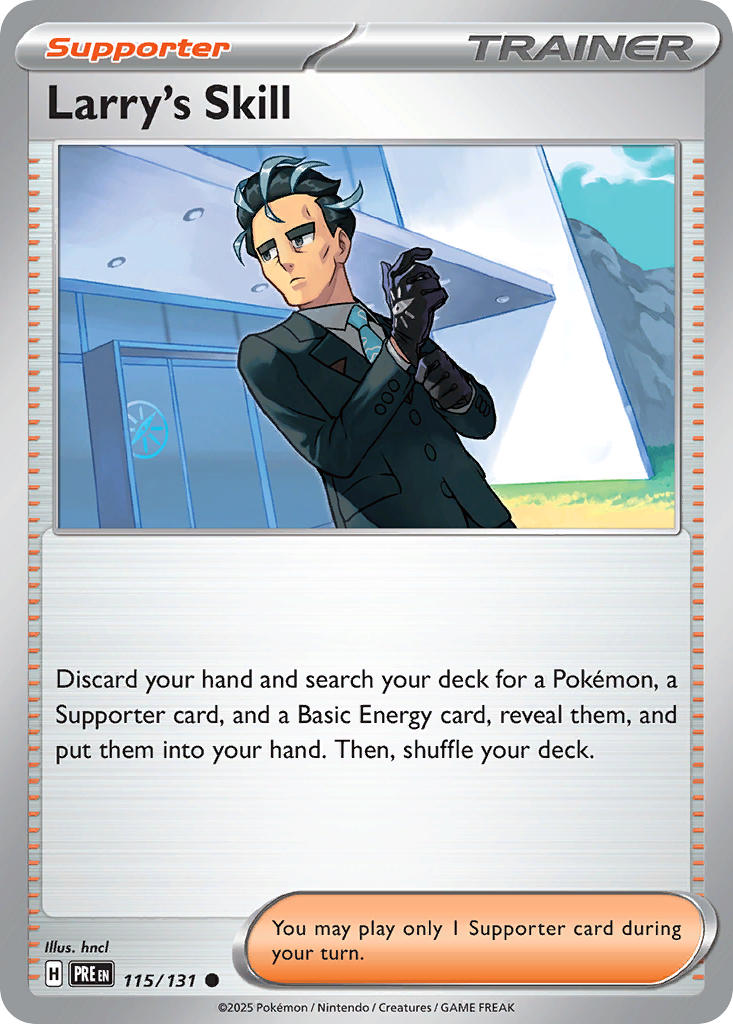 Larry's Skill - Prismatic Evolutions (Common) [115] Kortspil