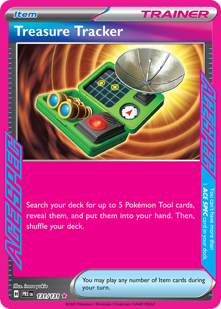 Treasure Tracker⁣ - Prismatic Evolutions⁣ (ACE Rare)⁣ [131] English / Near Mint / Normal