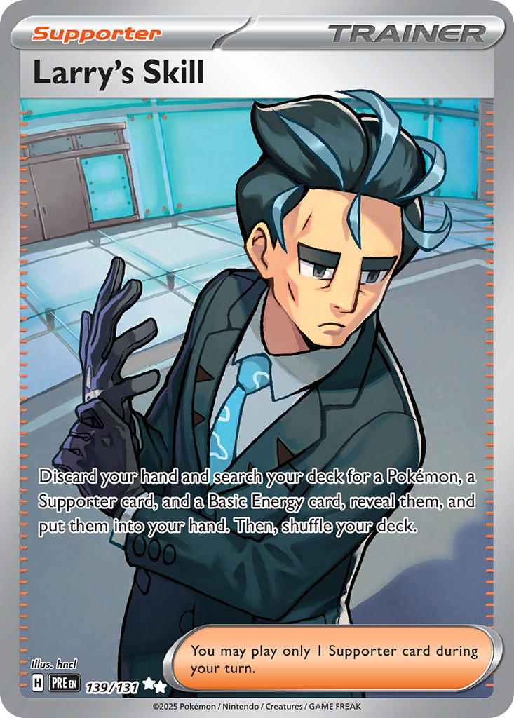 Larry's Skill⁣ - Prismatic Evolutions⁣ (Ultra Rare)⁣ [139] English / Near Mint / Normal