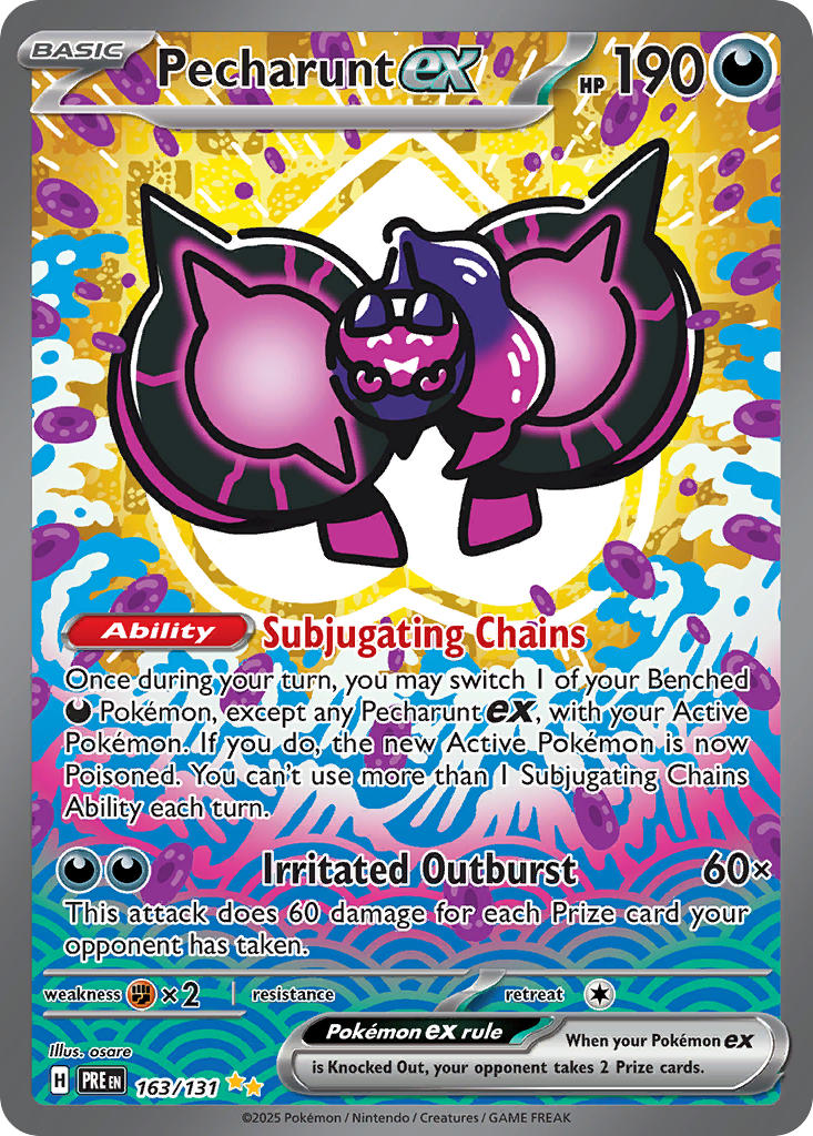 Pecharunt ex⁣ - Prismatic Evolutions⁣ (Special Illustration Rare)⁣ [163] English / Near Mint / Normal