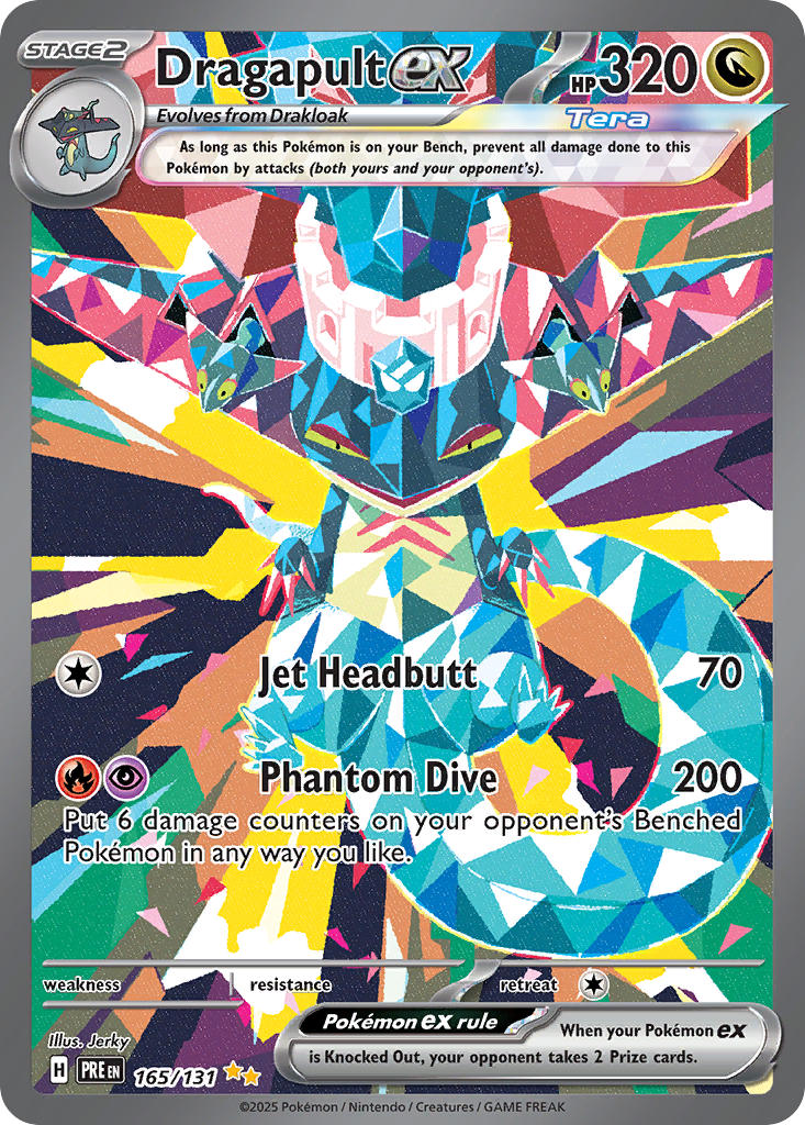 Dragapult ex⁣ - Prismatic Evolutions⁣ (Special Illustration Rare)⁣ [165] English / Near Mint / Normal