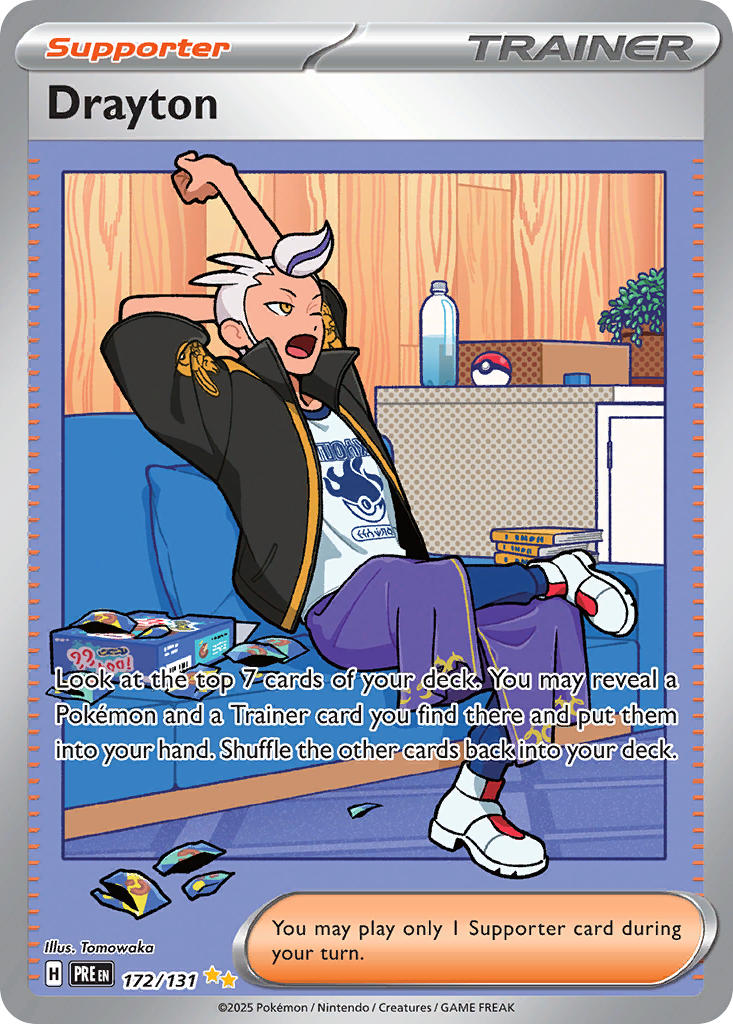 Drayton⁣ - Prismatic Evolutions⁣ (Special Illustration Rare)⁣ [172] English / Near Mint / Normal