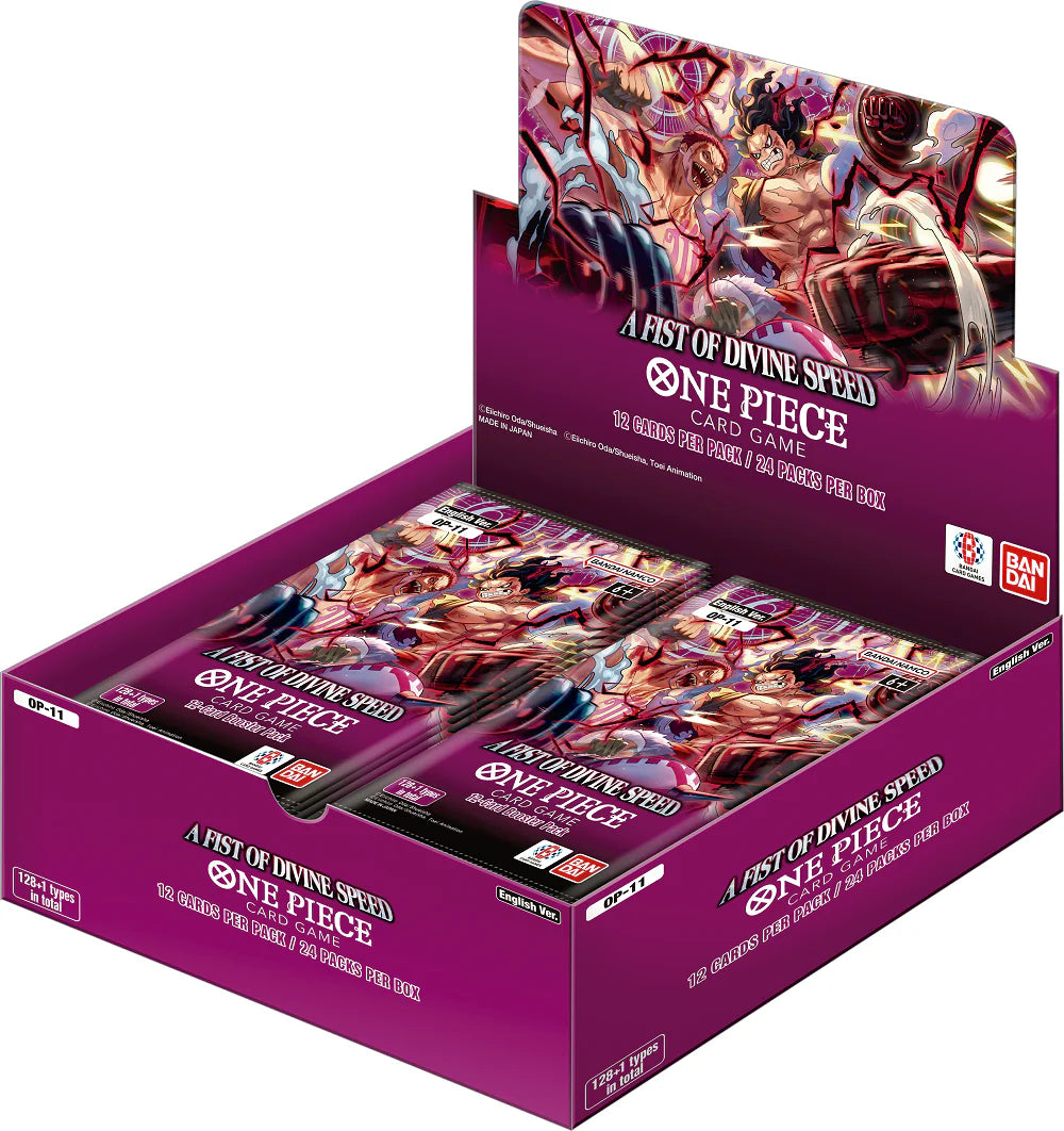 One Piece Card Game: A Fist of Divine Speed (OP11) Booster Display Box Kortspil