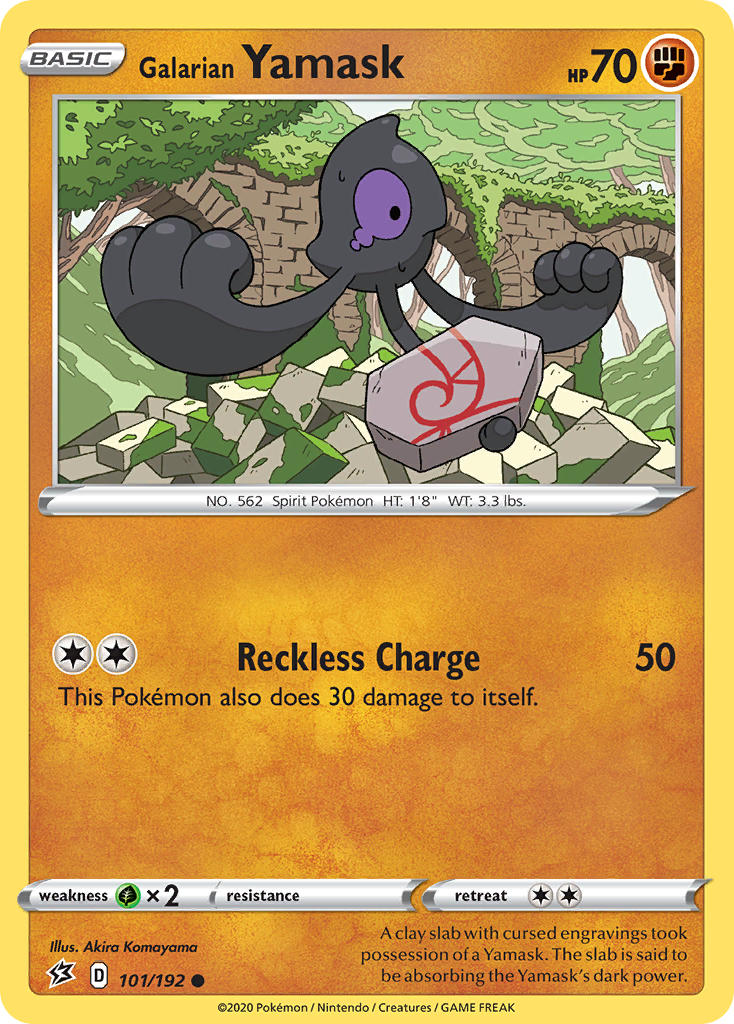Galarian Yamask⁣ - Rebel Clash⁣ (Common)⁣ [101] English / Near Mint / Normal