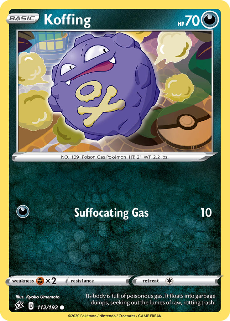 Koffing⁣ - Rebel Clash⁣ (Common)⁣ [112] English / Near Mint / Normal