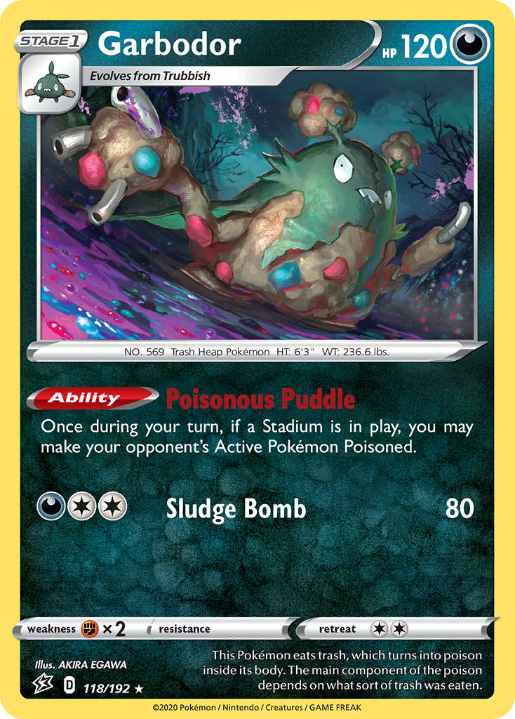 Garbodor⁣ - Rebel Clash⁣ (Rare)⁣ [118]