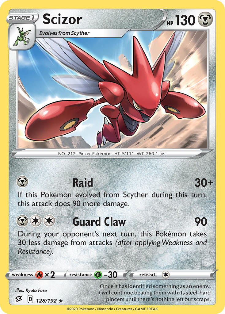 Scizor⁣ - Rebel Clash⁣ (Rare)⁣ [128]
