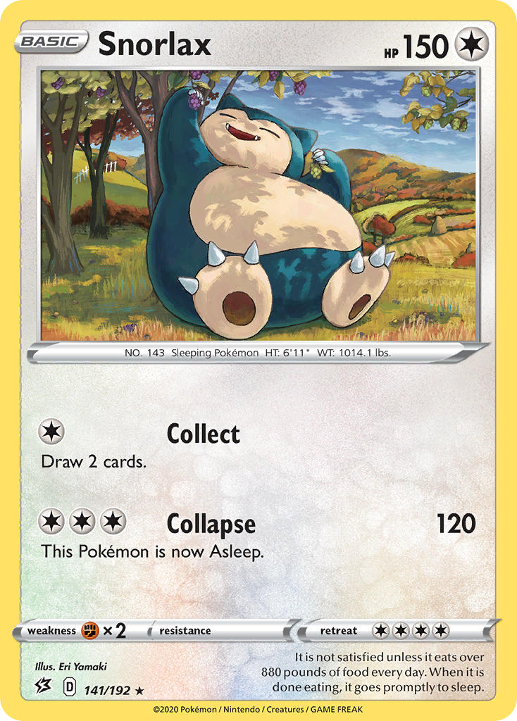 Snorlax⁣ - Rebel Clash⁣ (Rare)⁣ [141] English / Near Mint / Normal
