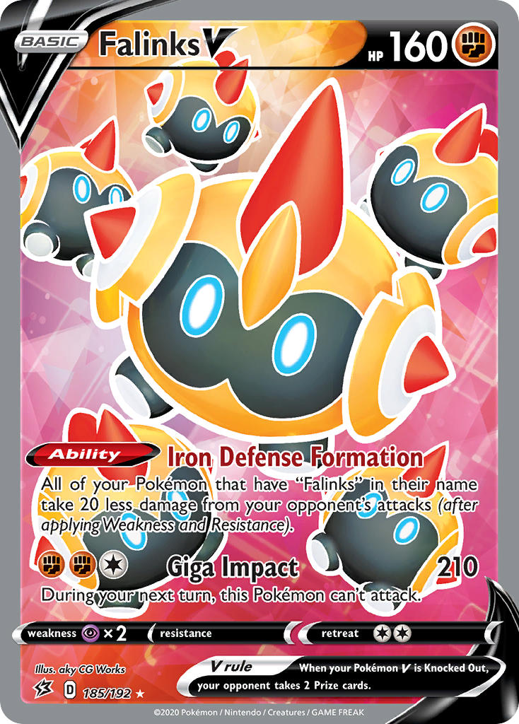 Falinks V⁣ - Rebel Clash⁣ (Ultra Rare)⁣ [185] English / Near Mint / Normal