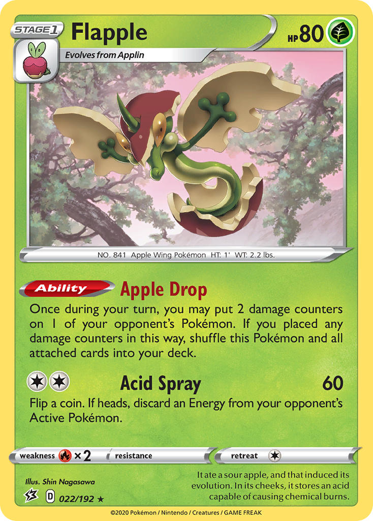 Flapple⁣ - Rebel Clash⁣ (Holo Rare)⁣ [22] English / Near Mint / Normal