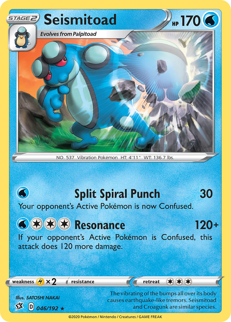 Seismitoad⁣ - Rebel Clash⁣ (Rare)⁣ [46]